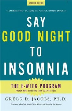 Say good night to insomnia  Cover Image
