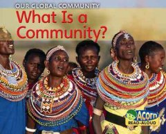 What is a community?  Cover Image