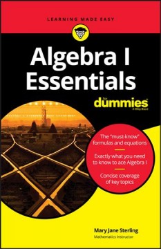 Algebra I essentials for dummies  Cover Image