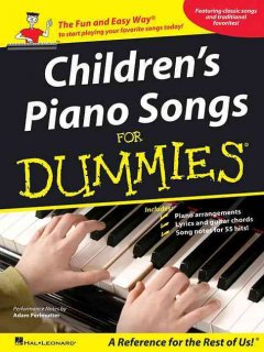 Children's piano songs for dummies Cover Image