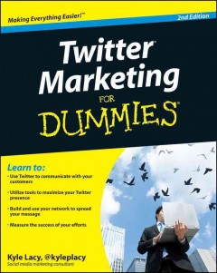 Twitter marketing for dummies  Cover Image