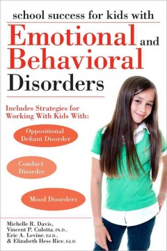 School success for kids with emotional and behavioral disorders  Cover Image