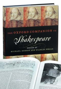 The Oxford companion to Shakespeare  Cover Image