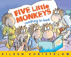 Five little monkeys reading in bed  Cover Image
