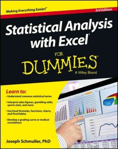 Statistical analysis with Excel for dummies  Cover Image