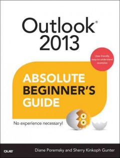 Outlook 2013 : absolute beginner's guide  Cover Image