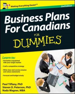 Business plans for Canadians for dummies  Cover Image