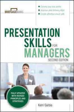 Presentation skills for managers  Cover Image