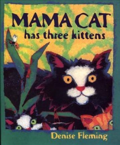 Mama cat has three kittens  Cover Image