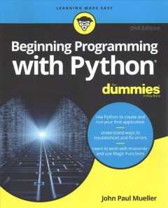 Beginning programming with Python  Cover Image