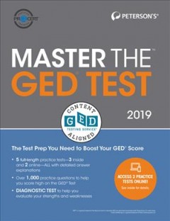 Peterson's master the GED test. Cover Image