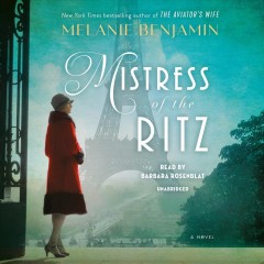 Mistress of the Ritz a novel  Cover Image