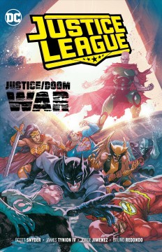 Justice League. Volume 5, Justice/Doom War Cover Image