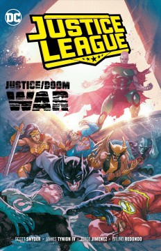 Justice League. Volume 5, Justice/Doom War Cover Image