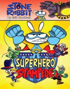 Superhero stampede  Cover Image