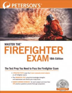 Peterson's master the firefighter exam. Cover Image