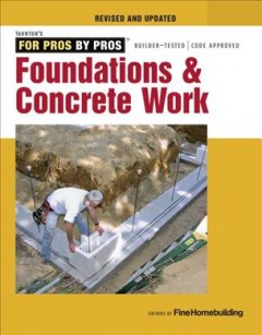 Foundations and concrete work  Cover Image