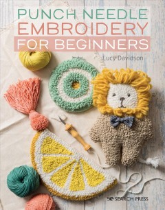 Punch needle embroidery for beginners  Cover Image