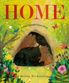 Home : a peek-through picture book  Cover Image