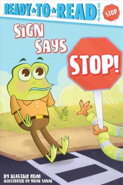 Sign says stop!  Cover Image