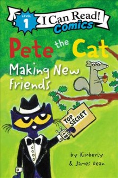Pete the Cat making new friends  Cover Image