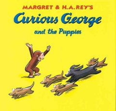 Curious George and the puppies Cover Image