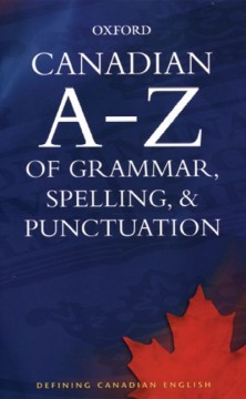 Canadian A-Z of grammar, spelling, & punctuation  Cover Image