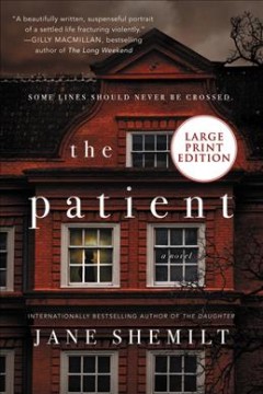 The patient a novel  Cover Image