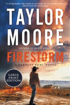 Firestorm a novel  Cover Image