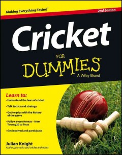 Cricket for dummies  Cover Image