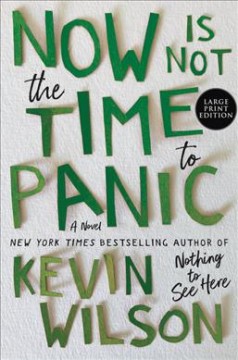 Now is not the time to panic a novel  Cover Image