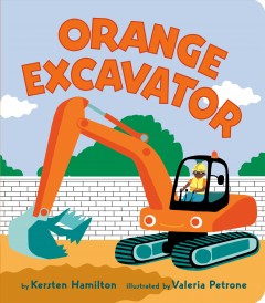 Orange excavator  Cover Image