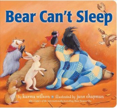 Bear can't sleep  Cover Image