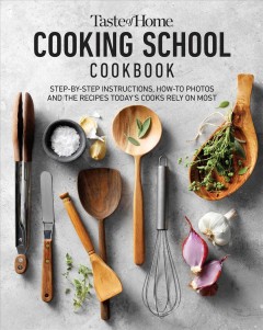 Taste of home cooking school cookbook. Cover Image