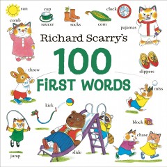 Richard Scarry's 100 first words. Cover Image