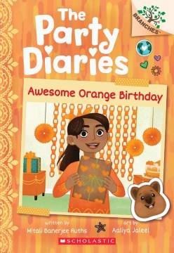 Awesome orange birthday  Cover Image