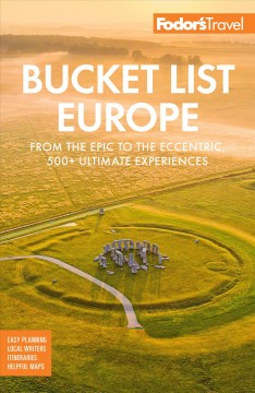 Fodor's bucket list Europe. Cover Image