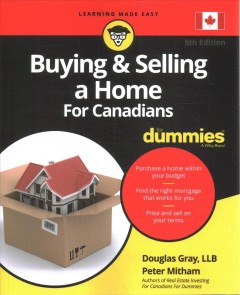 Buying & selling a home for Canadians for dummies  Cover Image