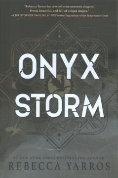 Onyx storm  Cover Image