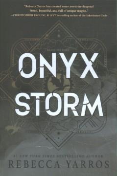 Onyx Storm. Cover Image