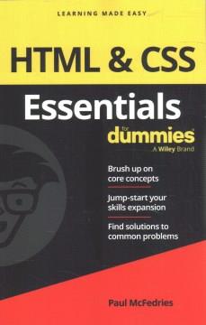HTML & CSS essentials for dummies  Cover Image
