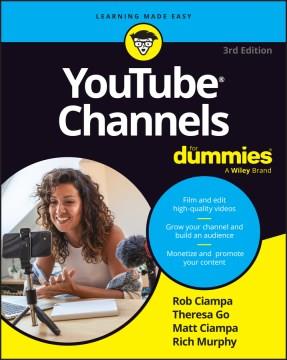 YouTube Channels for Dummies. Cover Image