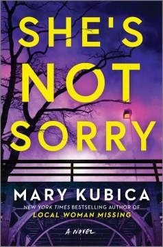 She's Not Sorry A Psychological Thriller Cover Image