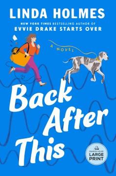 Back after this a novel  Cover Image