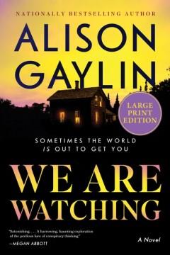 We are watching a novel  Cover Image