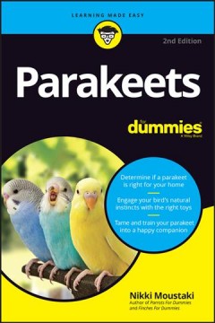 Parakeets for dummies  Cover Image
