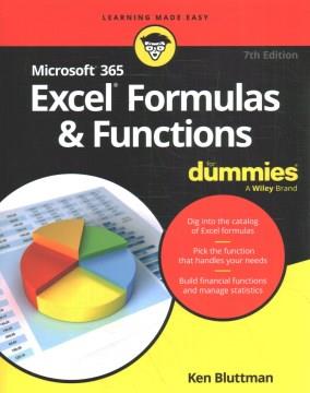 Microsoft 365 Excel formulas & functions for dummies  Cover Image