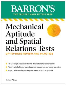 Mechanical aptitude and spatial relations tests  Cover Image