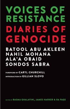Voices of Resistance : Diaries of Genocide. Cover Image