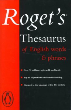 Roget's thesaurus. Cover Image